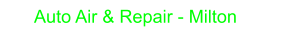 Auto Air & Repair - Milton