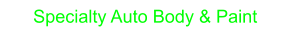 Specialty Auto Body & Paint